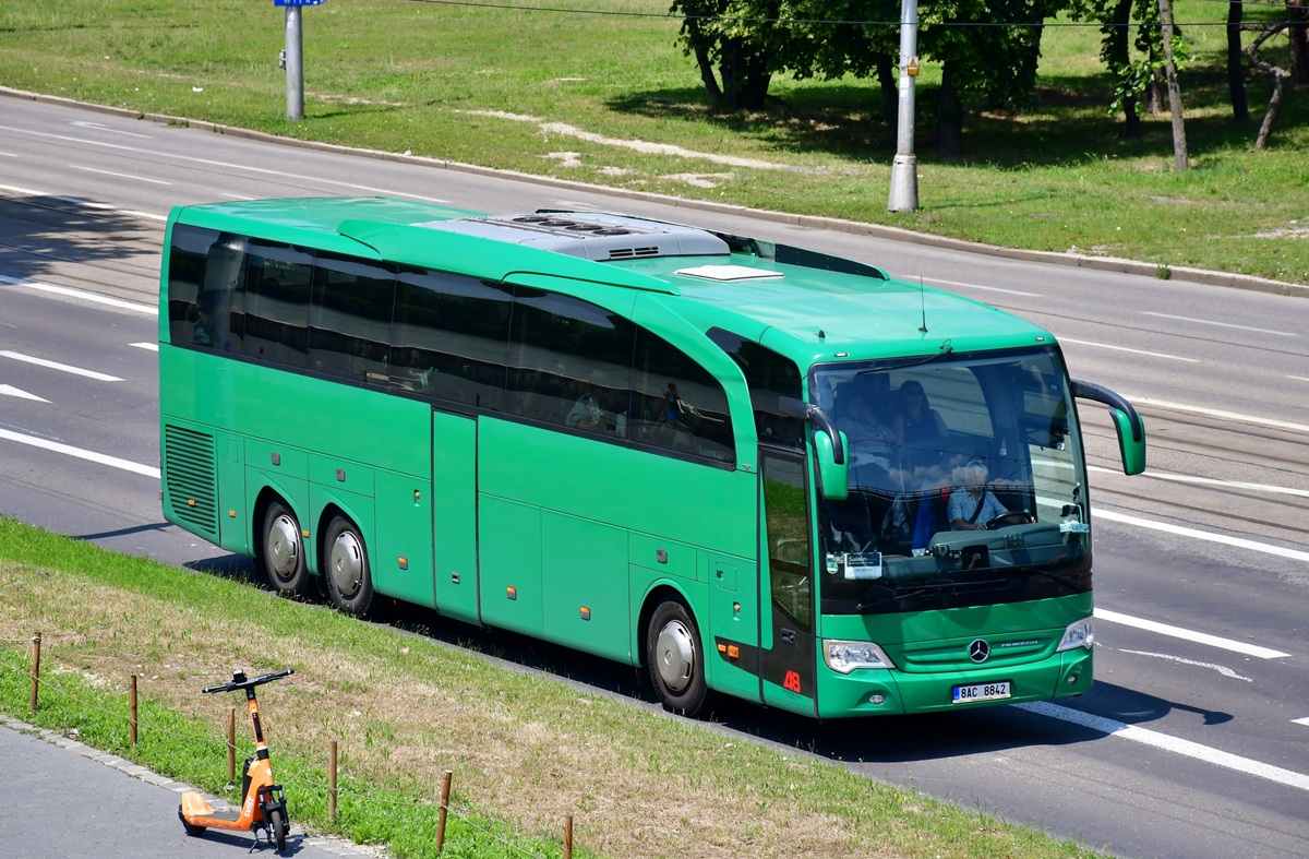 Prague, Mercedes-Benz O580 Travego I 16RHD M # 8AC 8842