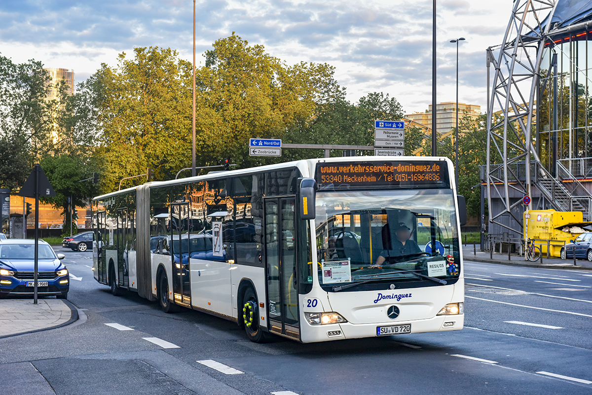 Siegburg, Mercedes-Benz O530 Citaro Facelift G # 20; Cologne — Rail Replacement "Linke Rheinstrecke" 05/2025