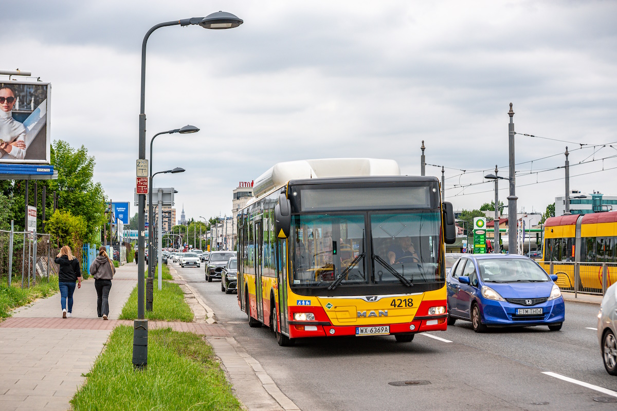 Warsaw, MAN A21 Lion's City NL313 CNG # 4218