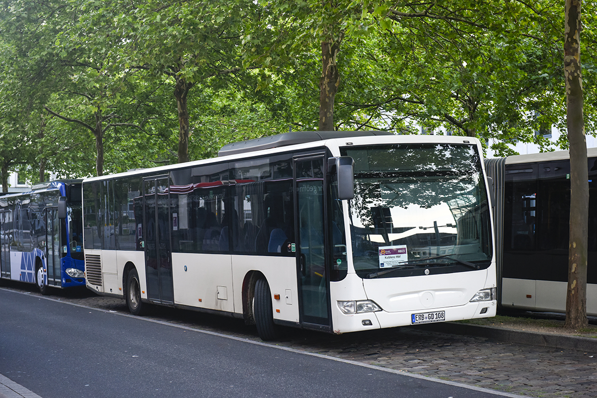 Erbach (Odenwald), Mercedes-Benz O530 Citaro Facelift Ü # ERB-GD 108; Cologne — Rail Replacement "Linke Rheinstrecke" 05/2025