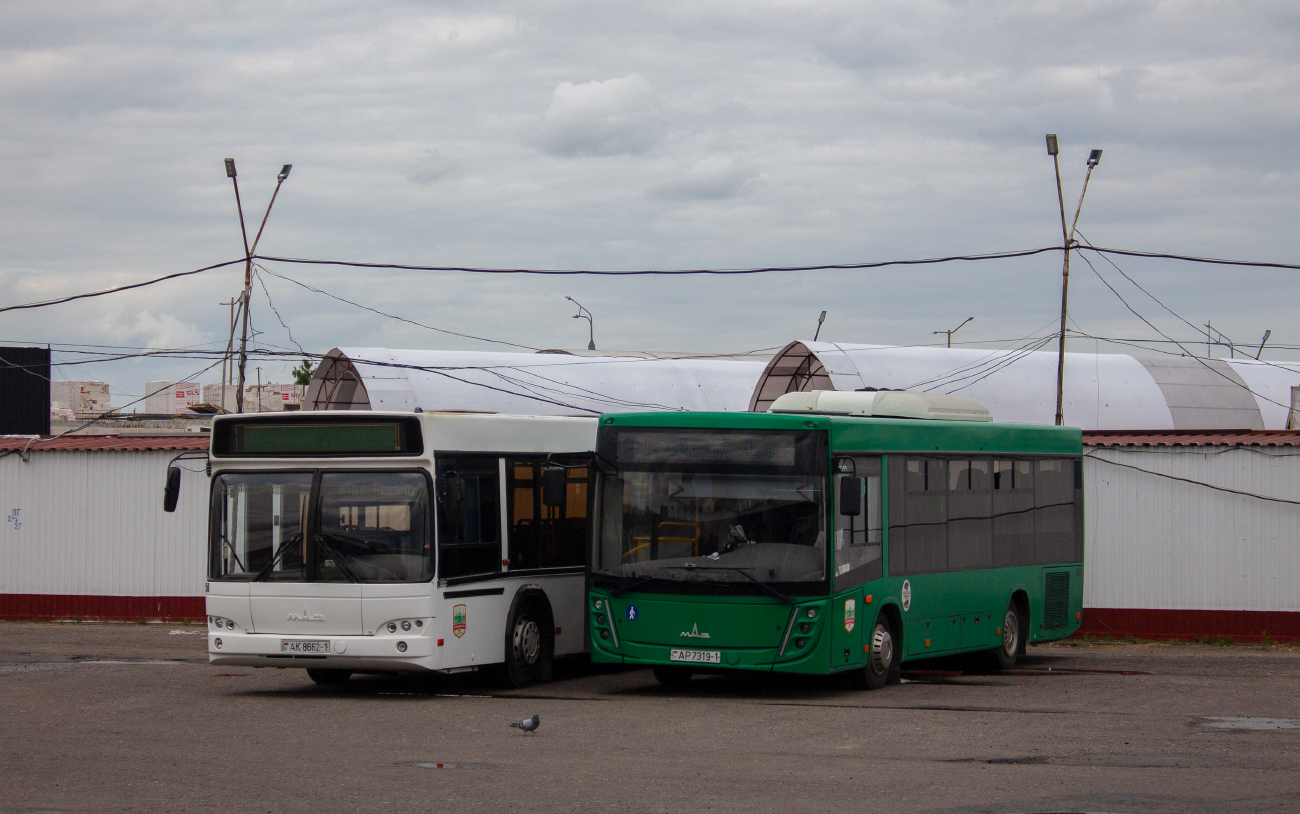 Baranovichi, MAZ-103.564 # 22050; Baranovichi, MAZ-226.047 # 22800