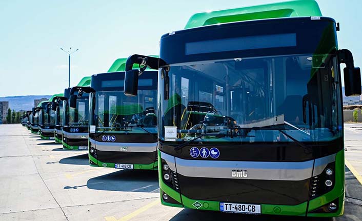 Tbilisi, BMC Procity II 12 CNG # TT-480-CB; Tbilisi, BMC Procity II 12 CNG # TT-482-CB; Tbilisi, BMC Procity II 12 CNG # TT-476-CB; Tbilisi — Bus Depot N2; Tbilisi — Новые Автобусы для Тбилиси