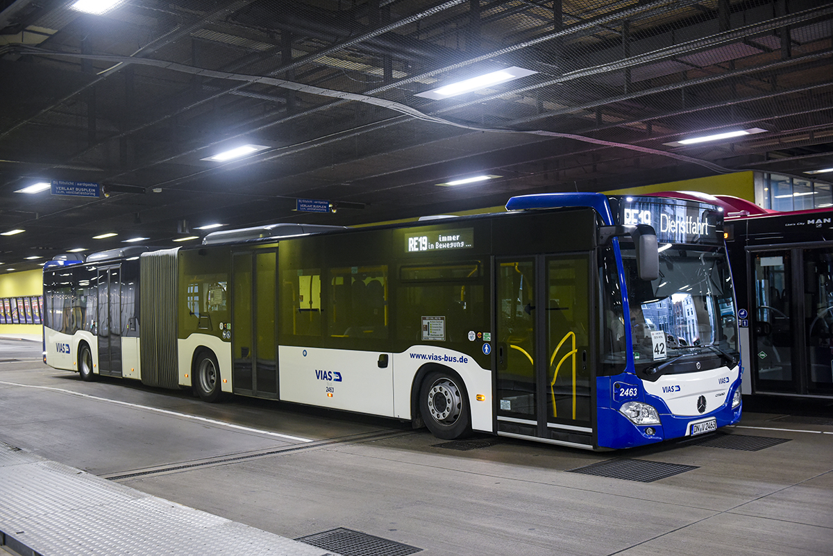 Düren, Mercedes-Benz Citaro C2 G # 2463; Oberhausen — Ersatzverkehr Generalsanierung Oberhausen — Emmerich