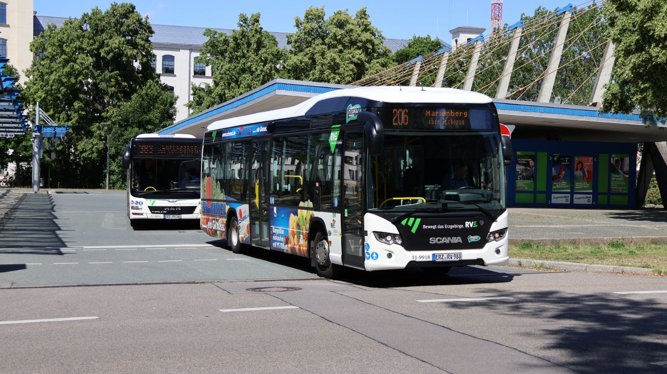 Annaberg-Buchholz, Scania Citywide LE 12M Hybrid # 11-9918