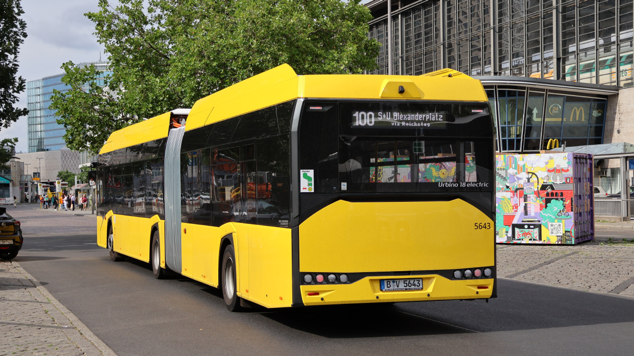 Berlin, Solaris Urbino IV 18 electric # 5643