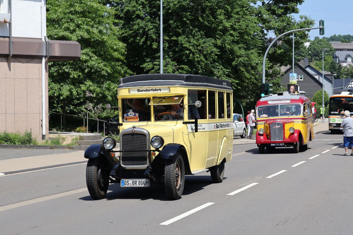 Osnabrück, (not in the list) # OS-BR 800H; Siegen — 130 Jahre erste Motor-Omnibus-Linie (Deuz-Netphen-Siegen)