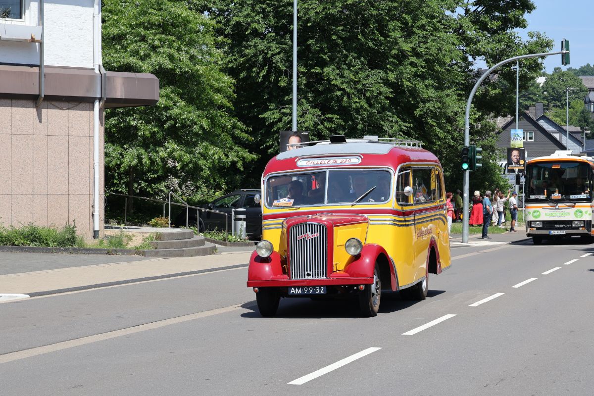 Netherlands, other, Opel Blitz # AM-99-32; Siegen — 130 Jahre erste Motor-Omnibus-Linie (Deuz-Netphen-Siegen)
