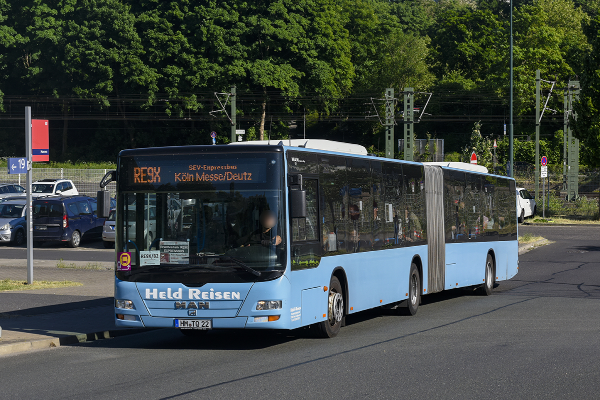 Hameln, MAN A23 Lion's City G NG323 # HM-TQ 22; Cologne — Rail Replacement "Linke Rheinstrecke" 05/2025