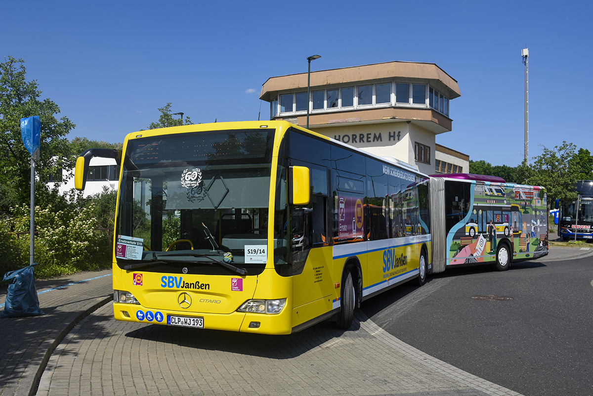 Cloppenburg, Mercedes-Benz O530 Citaro Facelift G # CLP-WJ 193; Cologne — Rail Replacement "Linke Rheinstrecke" 05/2025