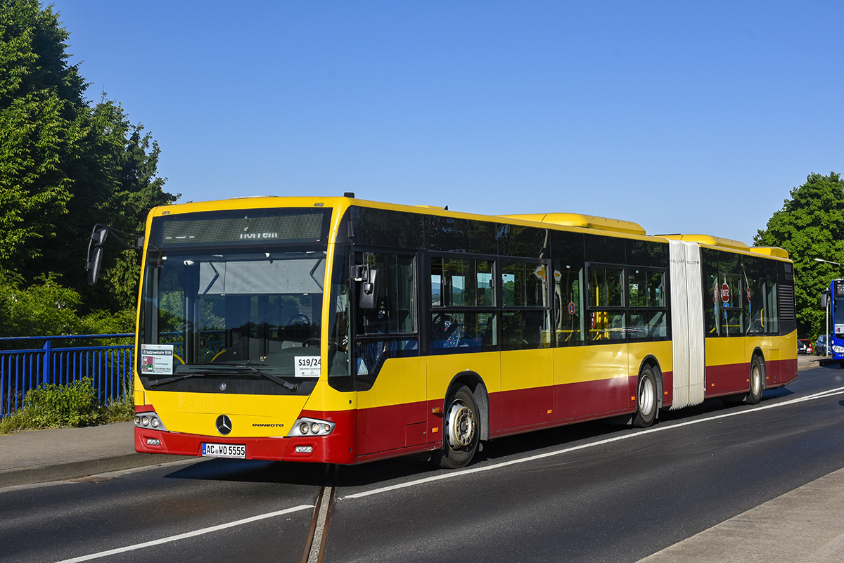 Aachen, Mercedes-Benz Conecto II G # AC-WO 5555; Cologne — Rail Replacement "Linke Rheinstrecke" 05/2025