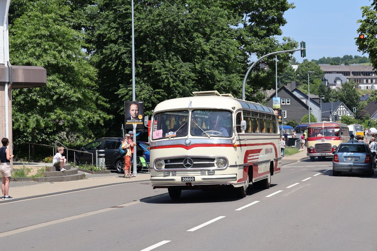 Luxembourg, other, Mercedes-Benz O321H # 30660; Siegen — 130 Jahre erste Motor-Omnibus-Linie (Deuz-Netphen-Siegen)