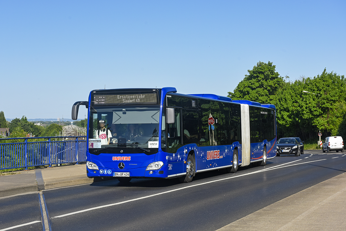 Bonn, Mercedes-Benz Citaro C2 G # 34; Cologne — Rail Replacement "Linke Rheinstrecke" 05/2025