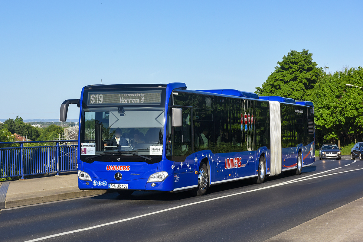 Bonn, Mercedes-Benz Citaro C2 GÜ # 59; Cologne — Rail Replacement "Linke Rheinstrecke" 05/2025
