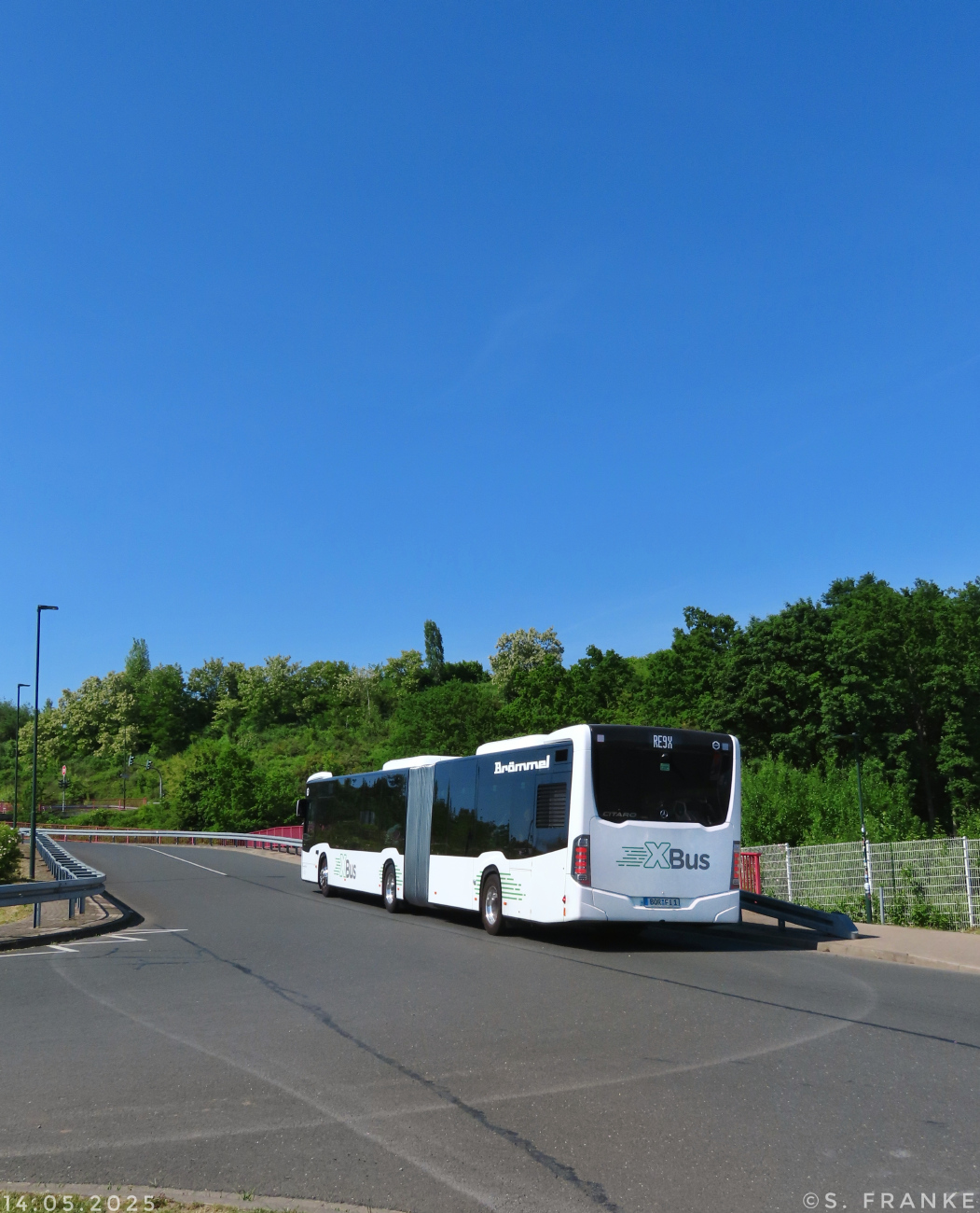Borken, Mercedes-Benz Citaro C2 G # BOR-FI 1; Cologne — Rail Replacement "Linke Rheinstrecke" 05/2025