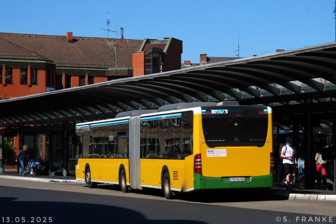 Bad Ems, Mercedes-Benz O530 Citaro Facelift G # EMS-NV 305; Cologne — Rail Replacement "Linke Rheinstrecke" 05/2025