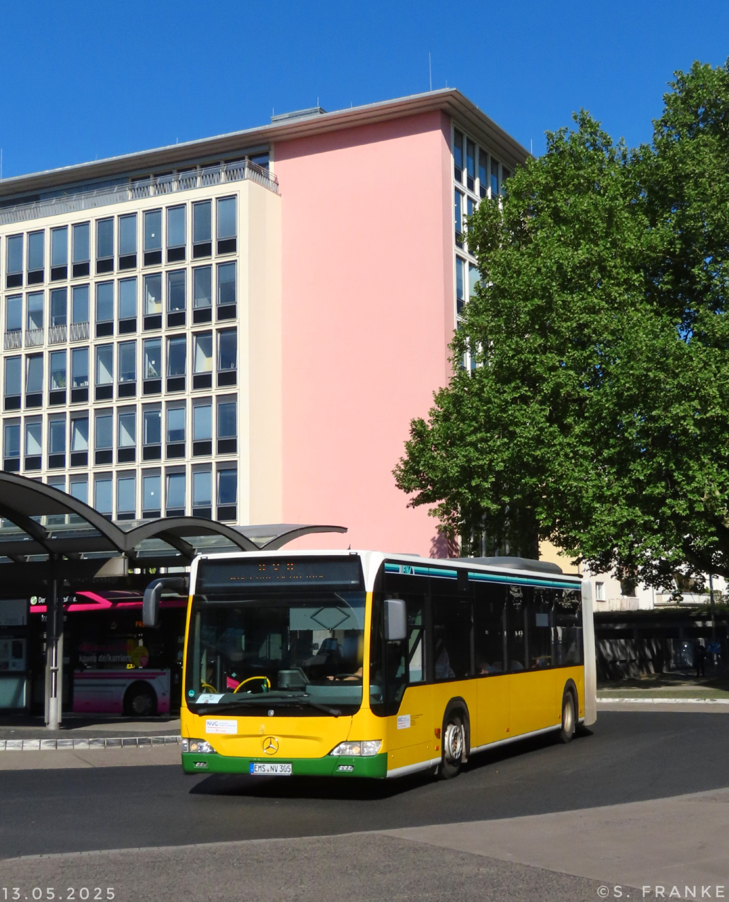 Bad Ems, Mercedes-Benz O530 Citaro Facelift G # EMS-NV 305; Cologne — Rail Replacement "Linke Rheinstrecke" 05/2025
