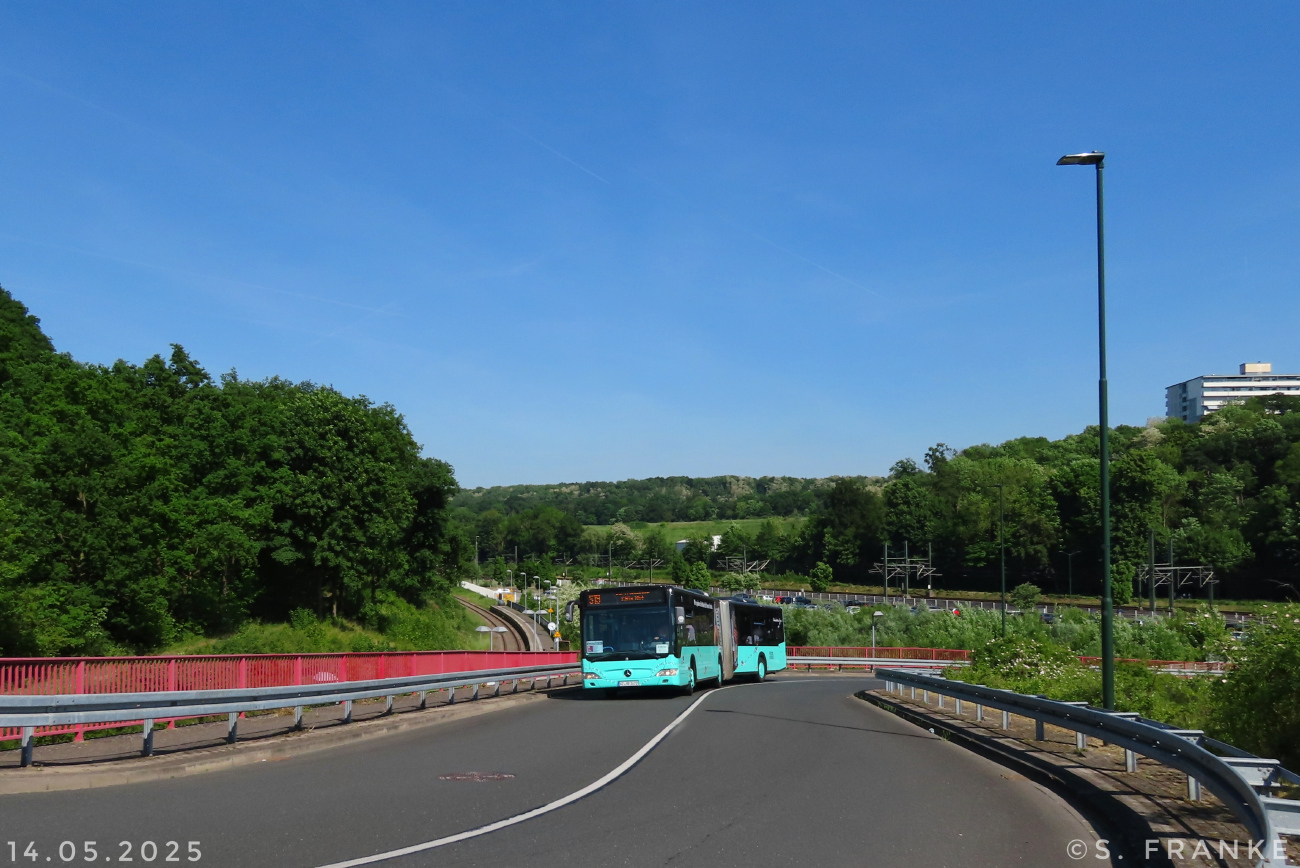 Frankfurt am Main, Mercedes-Benz O530 Citaro Facelift G # WZ-MR 3672; Cologne — Rail Replacement "Linke Rheinstrecke" 05/2025