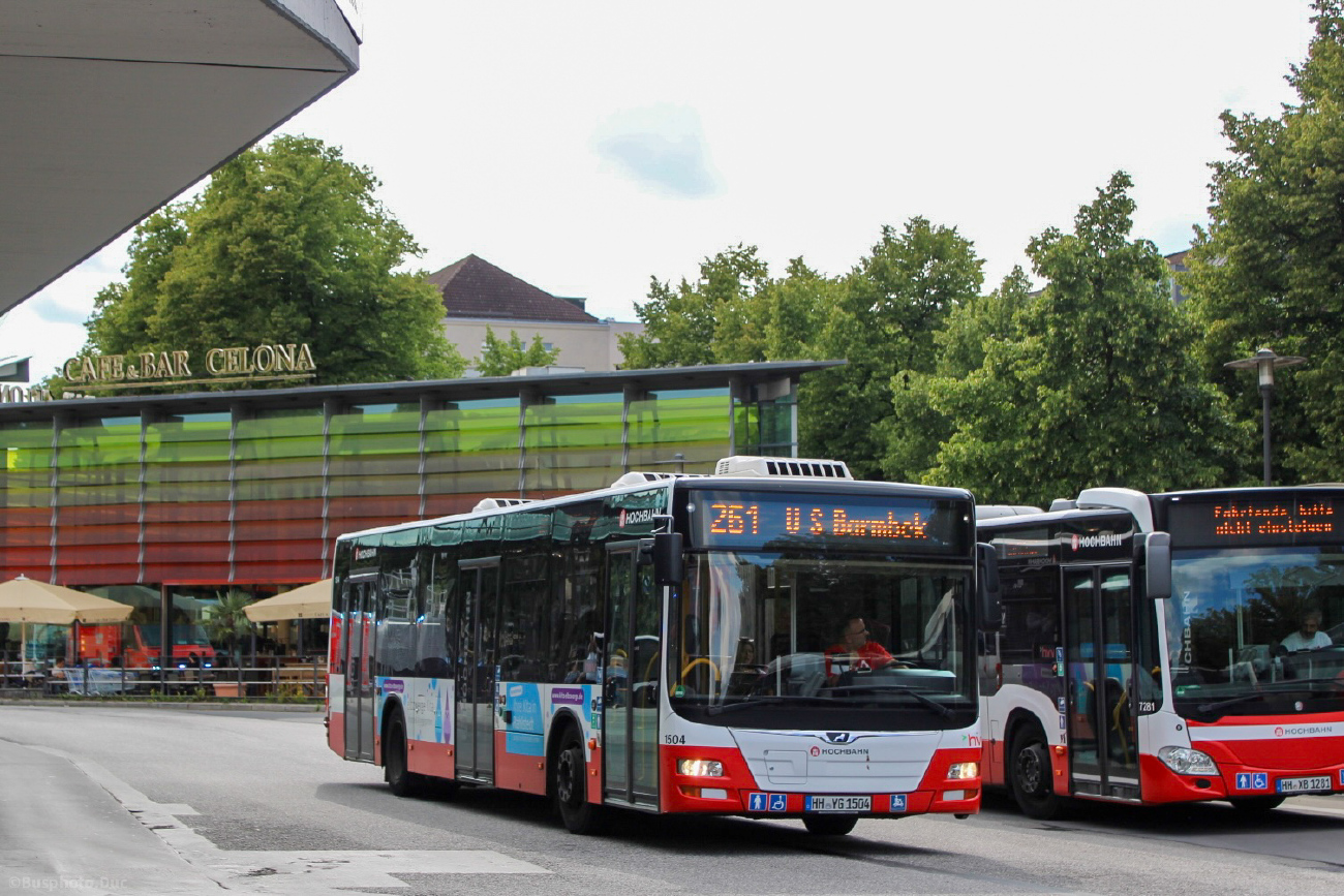 Hamburg, MAN A37 Lion's City NL293 # 1504