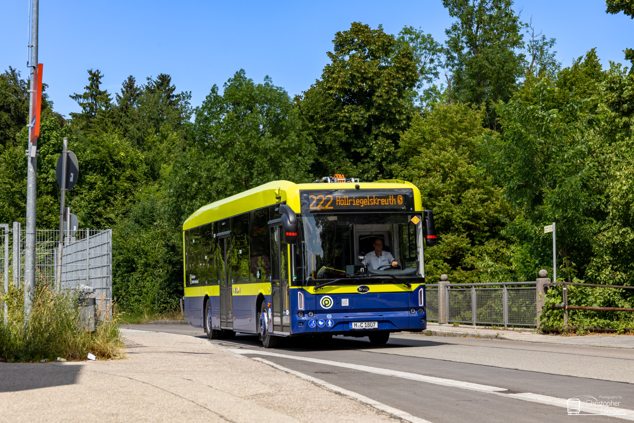 Munich, BYD eBus B12.b # M-C 1807