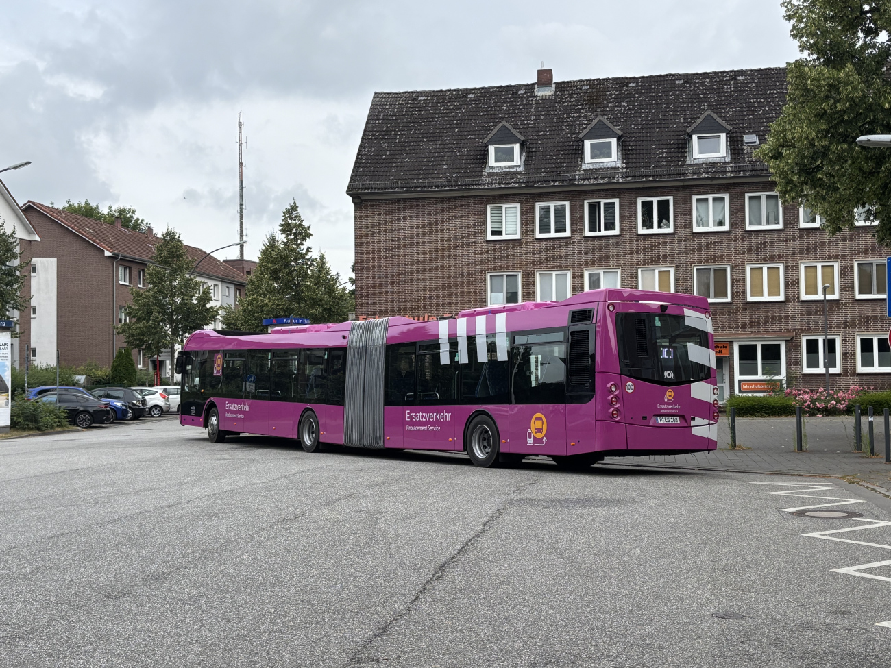Potsdam, SOR NS 18 # P-EG 108; Potsdam — Ersatzverkehr der Generalsanierung Hamburg-Berlin 2025–2026