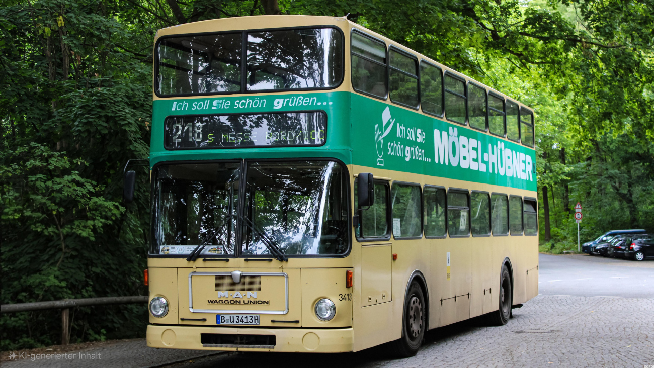 Berlin, MAN 196 SD200 # 3413