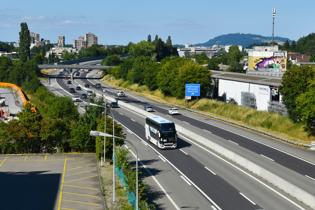 Fribourg, Setra S531DT # 654; Bern — Ersatzverkehr/Service de remplacement Fribourg/Freiburg–Bern 27.06.2025 — 25.08.2025