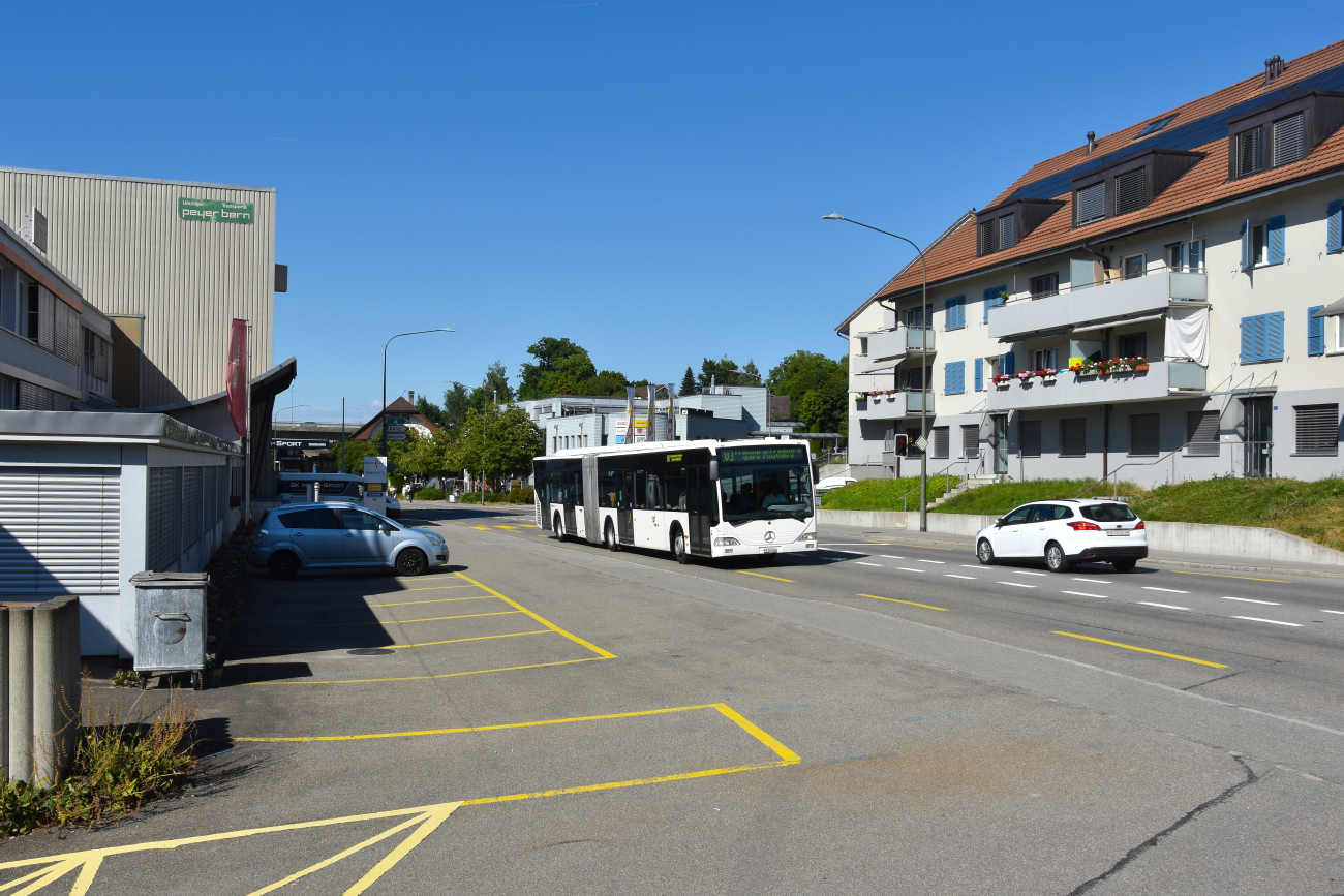 Fribourg, Mercedes-Benz O530 Citaro G # 123; Bern — Ersatzverkehr/Service de remplacement Fribourg/Freiburg–Bern 27.06.2025 — 25.08.2025