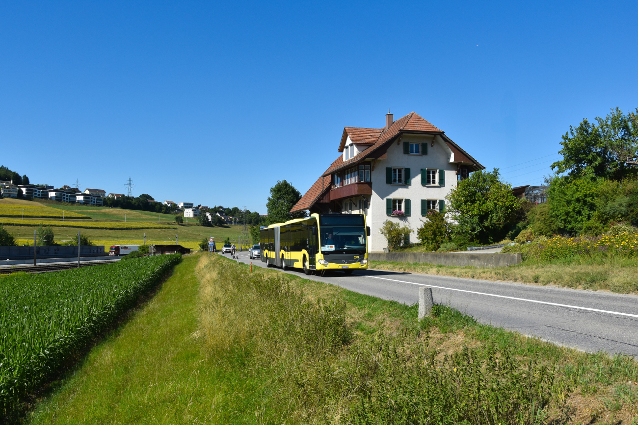 Thun, Mercedes-Benz Citaro C2 G # 164; Bern — Ersatzverkehr/Service de remplacement Fribourg/Freiburg–Bern 27.06.2025 — 25.08.2025