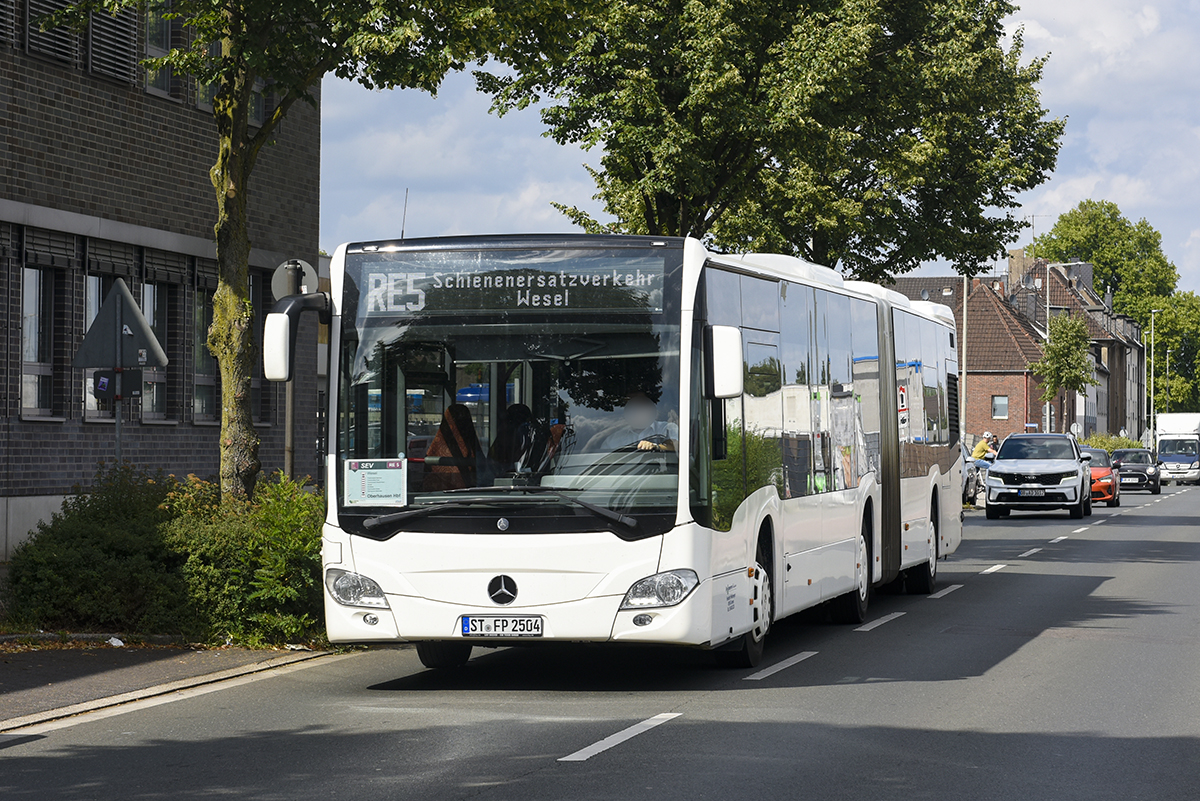 Steinfurt, Mercedes-Benz Citaro C2 GÜ # ST-FP 2504; Oberhausen — Ersatzverkehr Generalsanierung Oberhausen — Emmerich