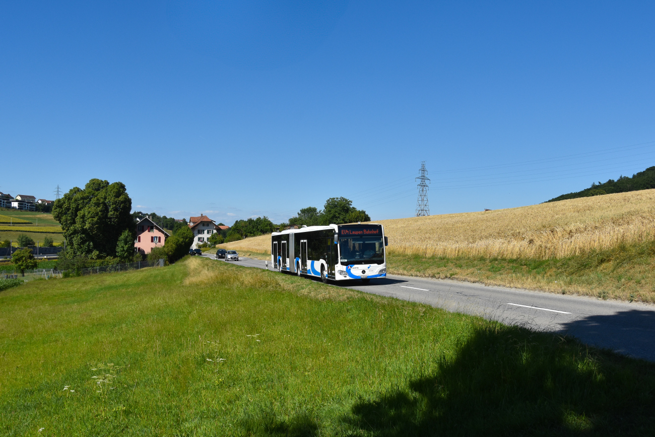 Bern, Mercedes-Benz Citaro C2 G # 12526; Bern — Ersatzverkehr/Service de remplacement Fribourg/Freiburg–Bern 27.06.2025 — 25.08.2025