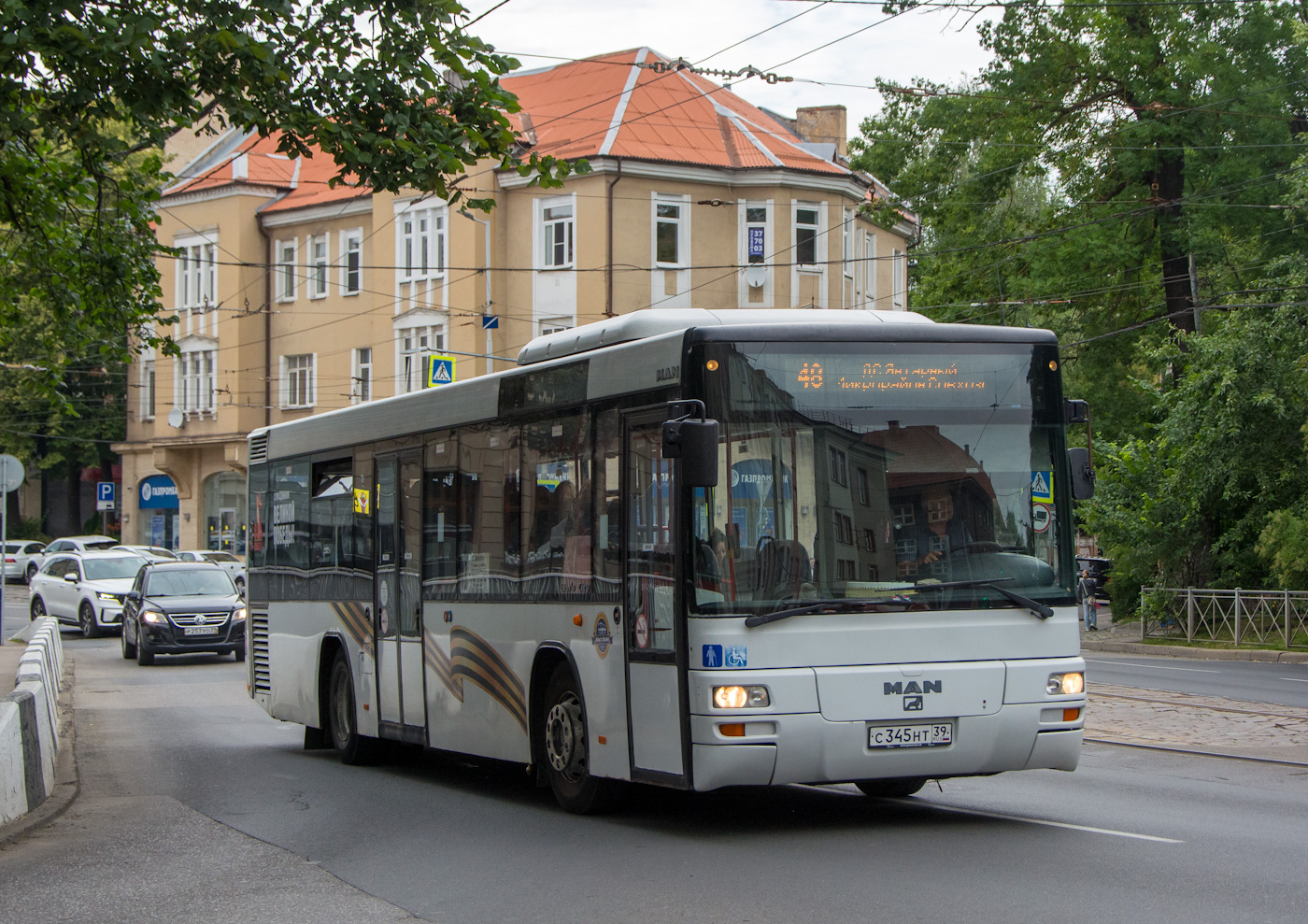 Kaliningrad, MAN A78 Lion's City TÜ EL283 # С 345 НТ 39