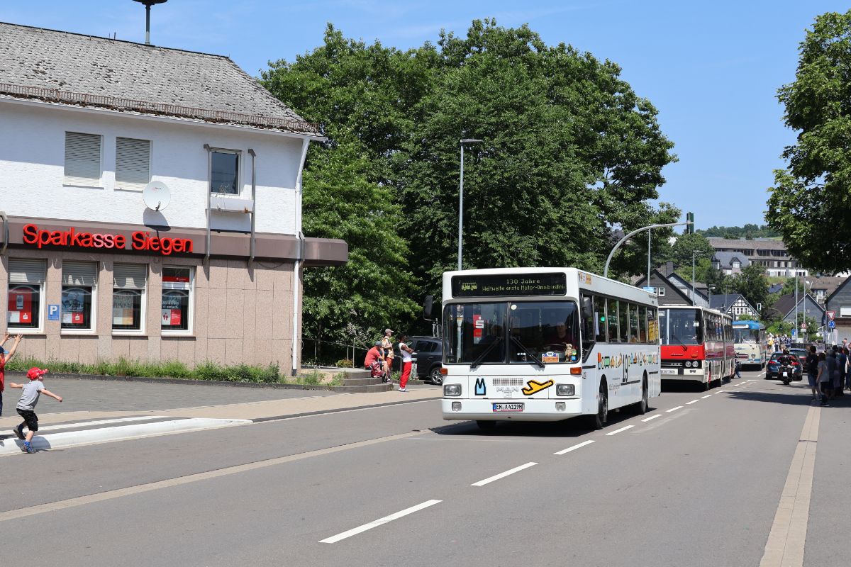 Dortmund, MAN SL202 # 4119; Siegen — 130 Jahre erste Motor-Omnibus-Linie (Deuz-Netphen-Siegen)