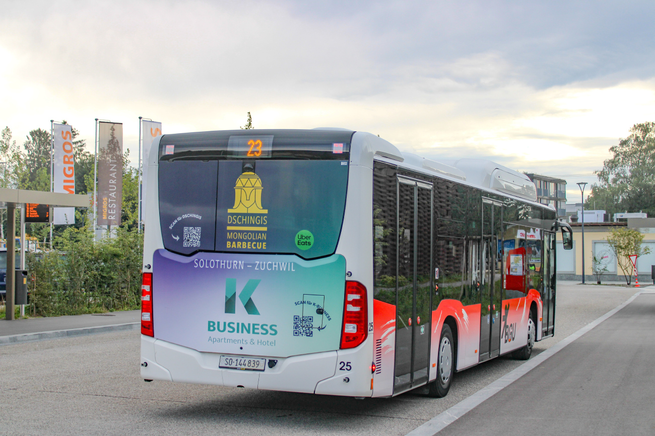 Solothurn, Mercedes-Benz Citaro C2 NGT Hybrid # 25