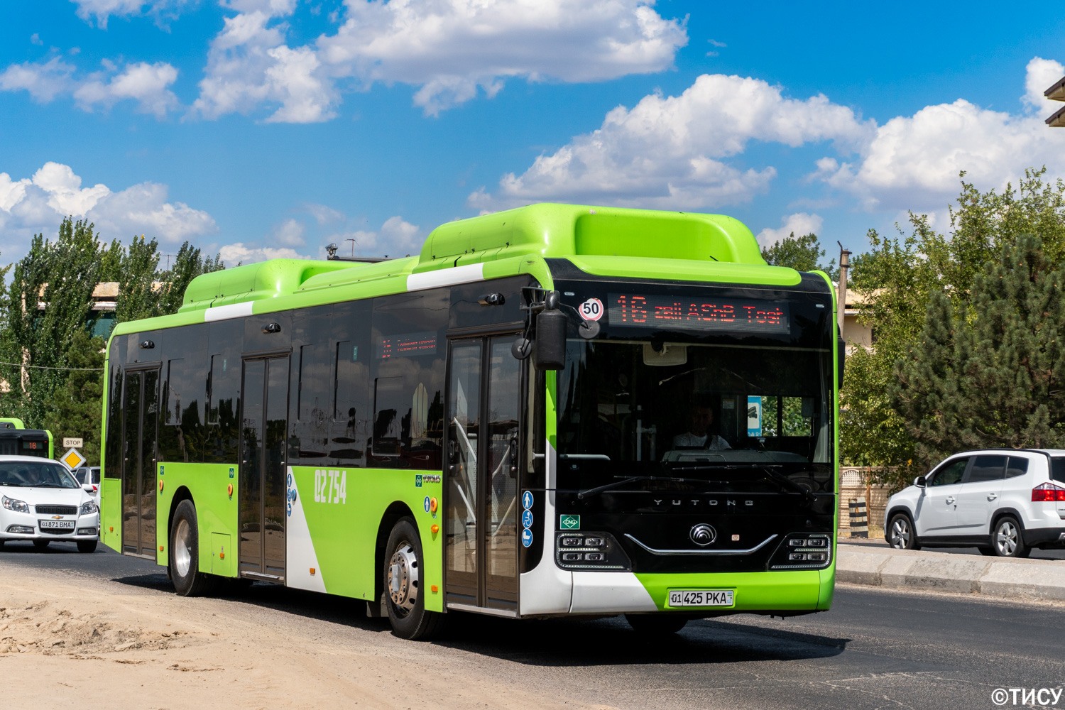 Tashkent, Yutong ZK6126HG (CNG) # 02754