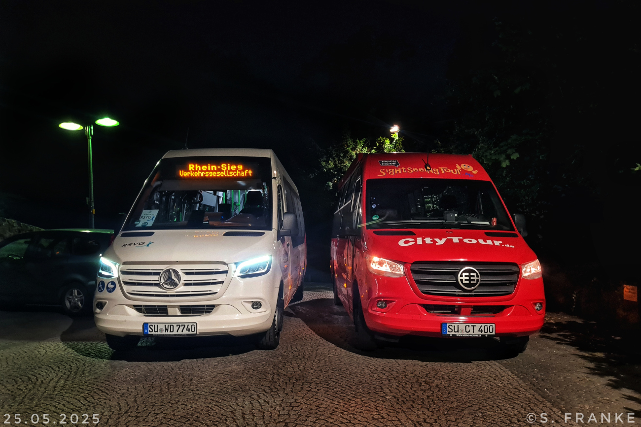 Siegburg, UNVI Vega # SU-CT 400; Siegburg, Mercedes-Benz Sprinter City 75 # 74