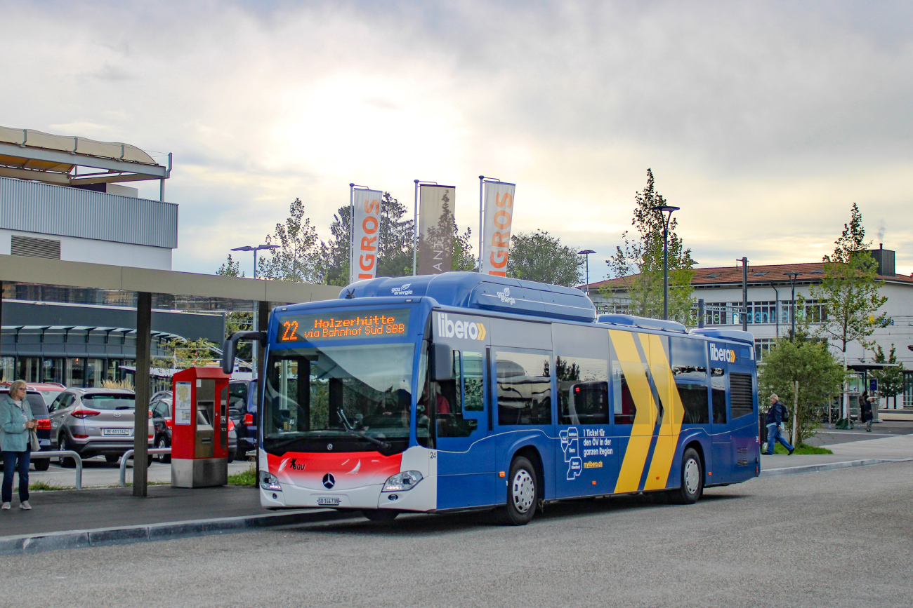 Solothurn, Mercedes-Benz Citaro C2 NGT Hybrid # 24