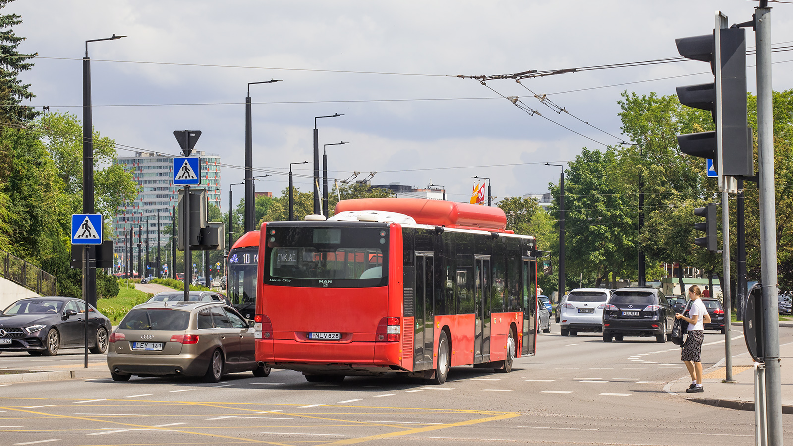 Vilnius, MAN A21 Lion's City NL313 CNG # NLV 626