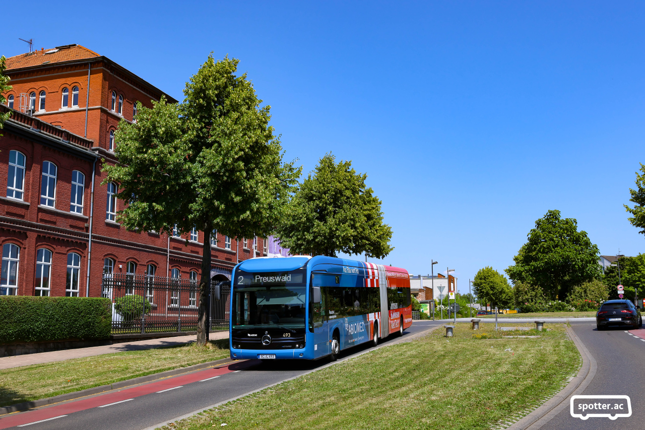 Aachen, Mercedes-Benz eCitaro G # 493
