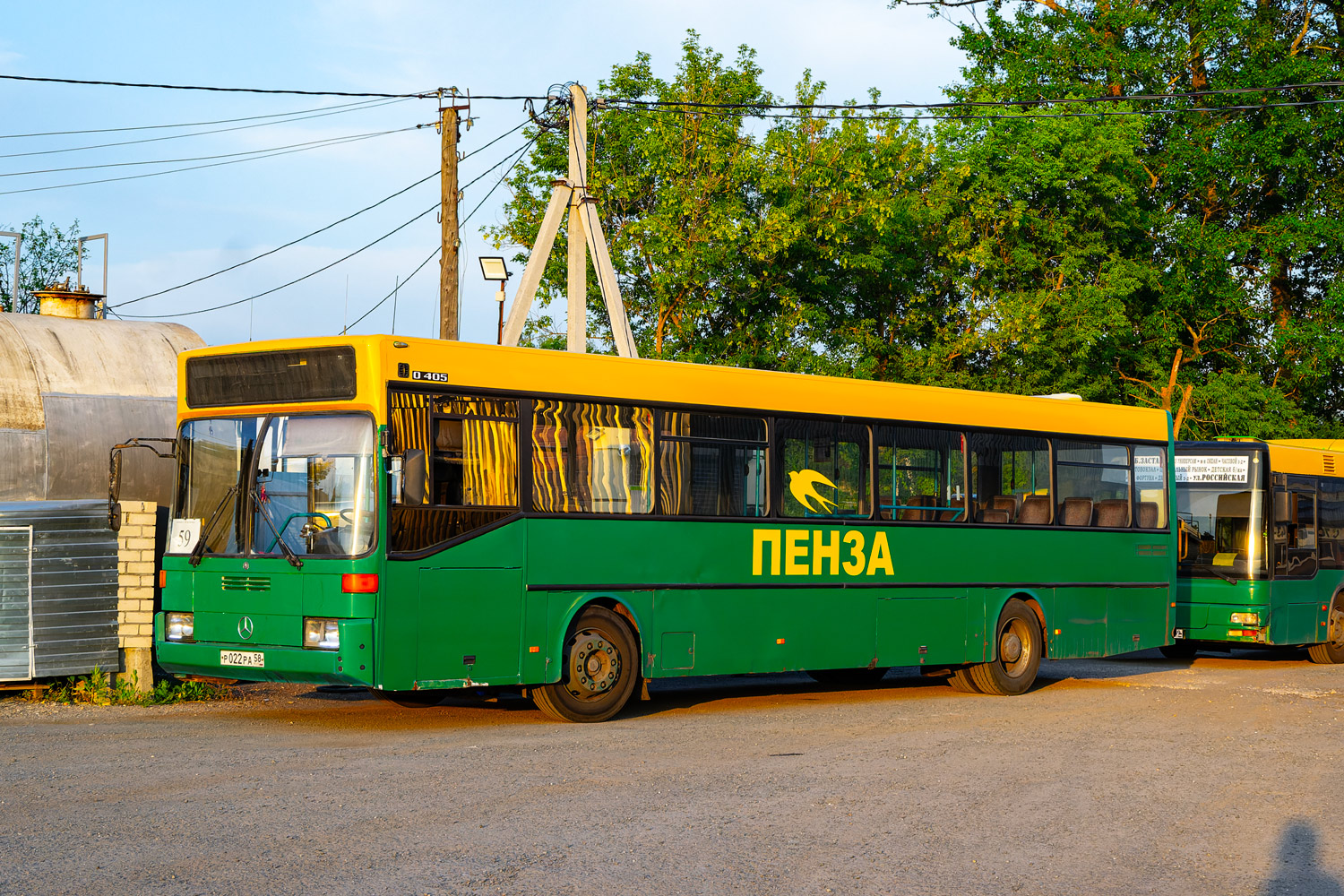 Penza, Mercedes-Benz O405 # Р 022 РА 58