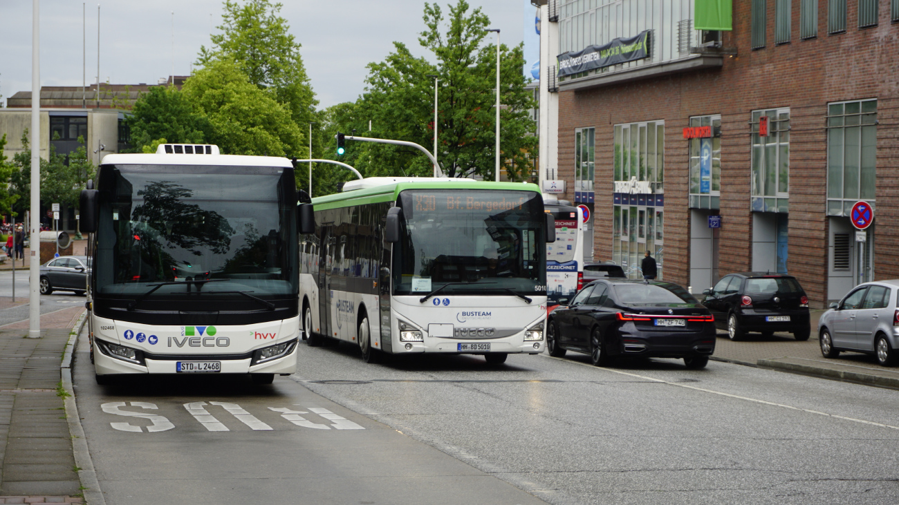 Harburg, IVECO Crossway LE 12M (Facelift) # 102468; Hamburg, IVECO Crossway LE 12M # 5010