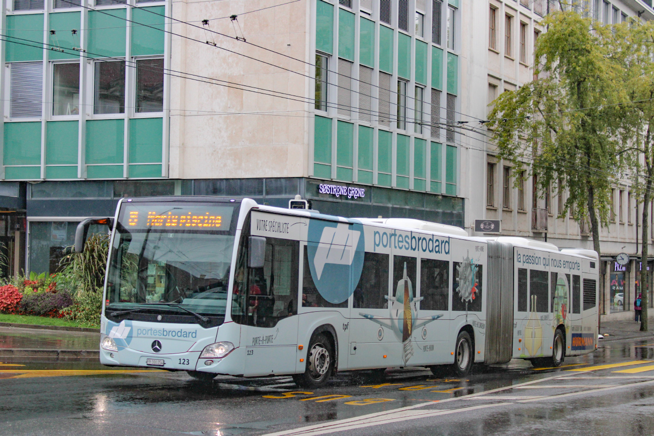 Fribourg, Mercedes-Benz Citaro C2 GÜ # 123