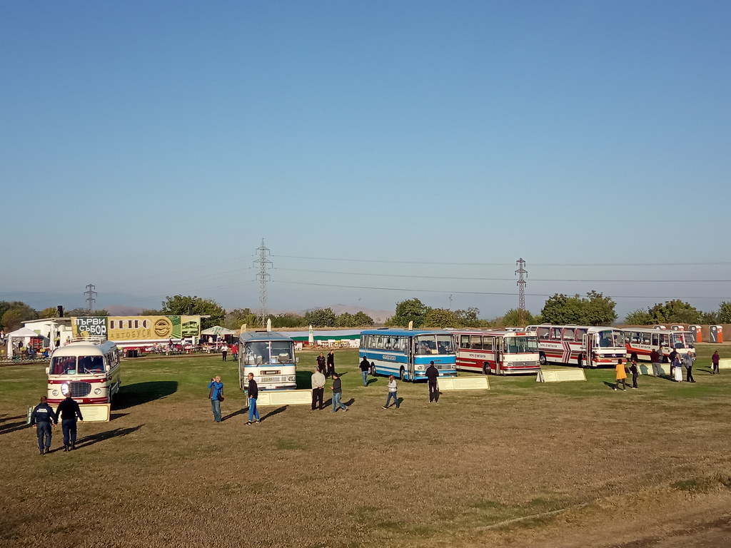 Plovdiv, Škoda 706 RTO # б/н 1; Plovdiv, Chavdar 11M3 # б/н 23; Plovdiv, Chavdar 11M4 # б/н 19; Plovdiv, Setra S140ES # б/н 21; Plovdiv, Mercedes-Benz O302-11R # б/н 3; Plovdiv, Chavdar LC51 # б/н 22; Plovdiv — 1-ви събор на 