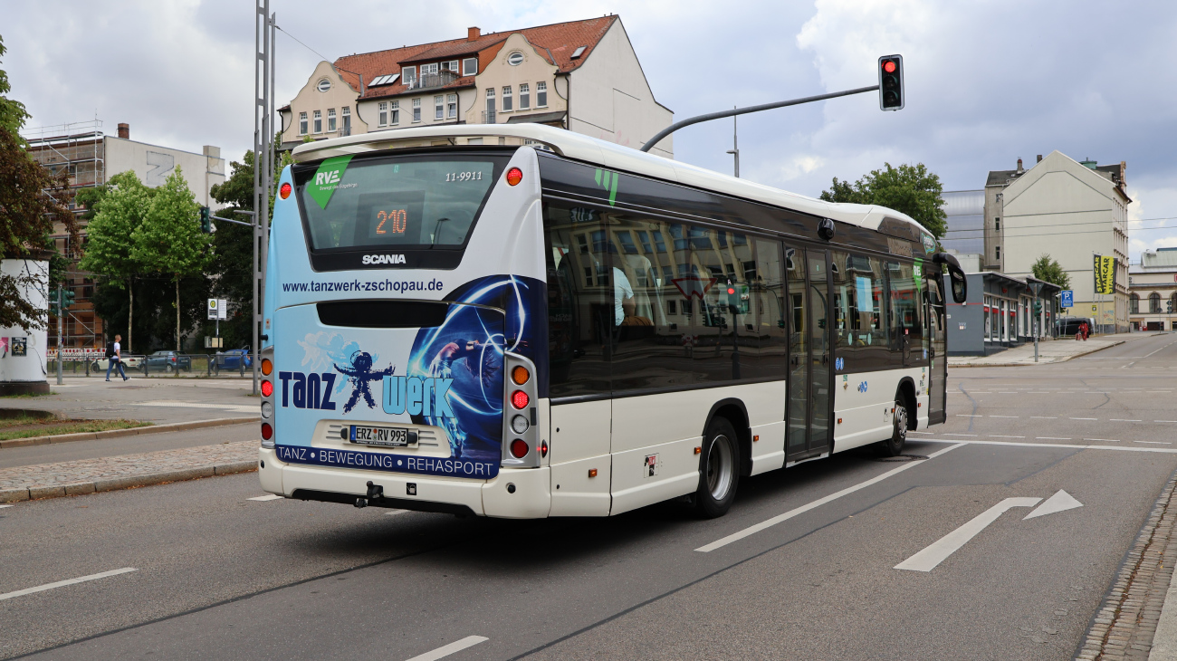 Annaberg-Buchholz, Scania Citywide LE 12M Hybrid # 11-9911