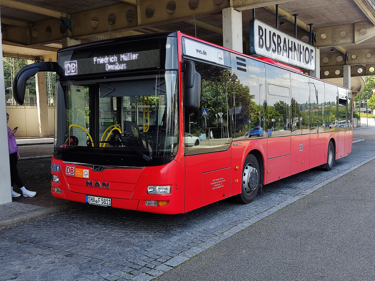 Schwäbisch Hall, MAN A21 Lion's City NL323 # 5811