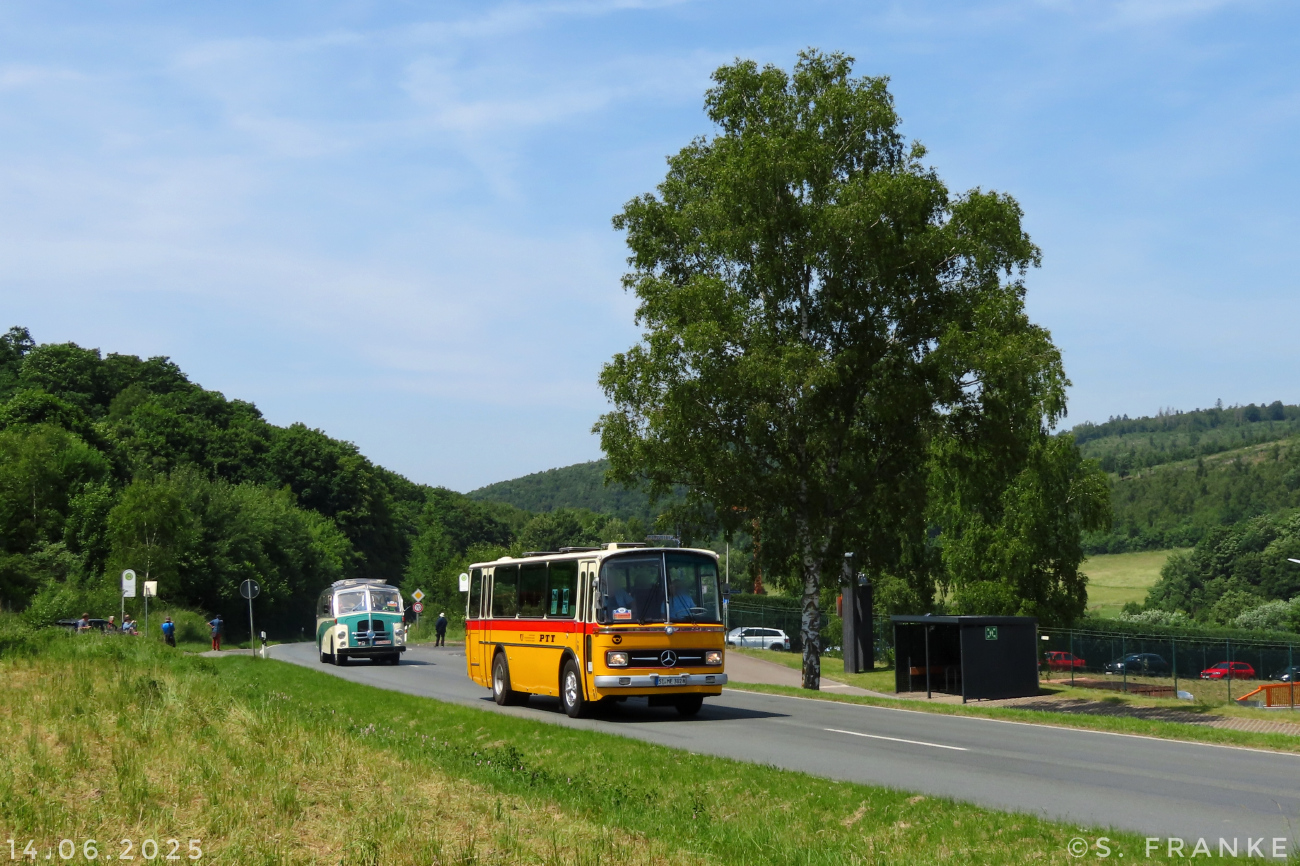 Siegen, Ramseier & Jenzer # SI-ME 302H; Siegen — 130 Jahre erste Motor-Omnibus-Linie (Deuz-Netphen-Siegen)