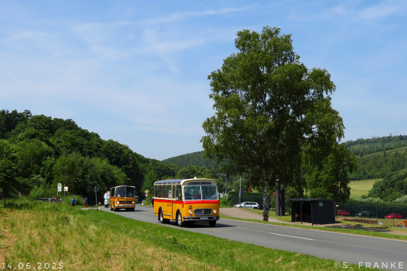 Siegen, Gangloff # SI-WB 25H; Siegen — 130 Jahre erste Motor-Omnibus-Linie (Deuz-Netphen-Siegen)