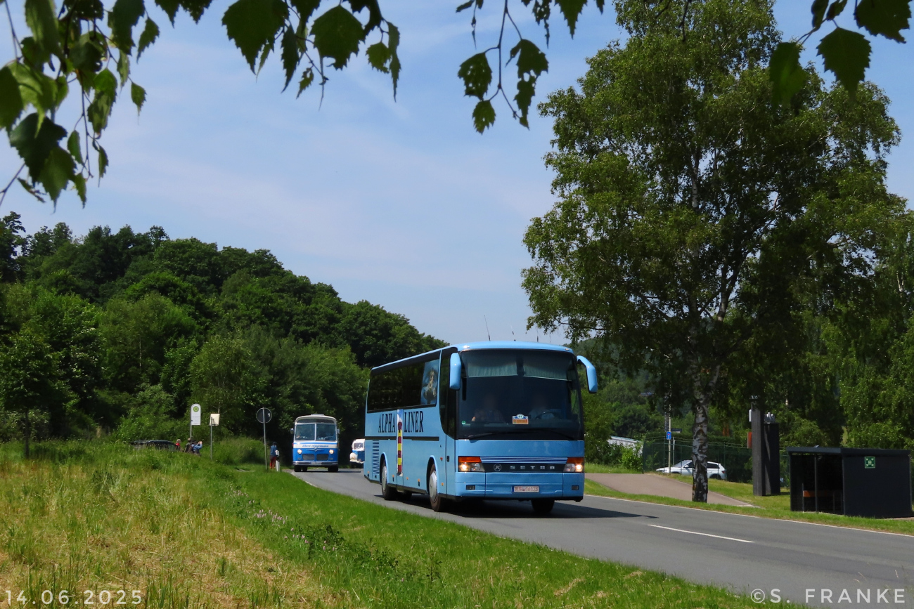 Aurich, Setra S315HD # AUR-06123; Siegen — 130 Jahre erste Motor-Omnibus-Linie (Deuz-Netphen-Siegen)
