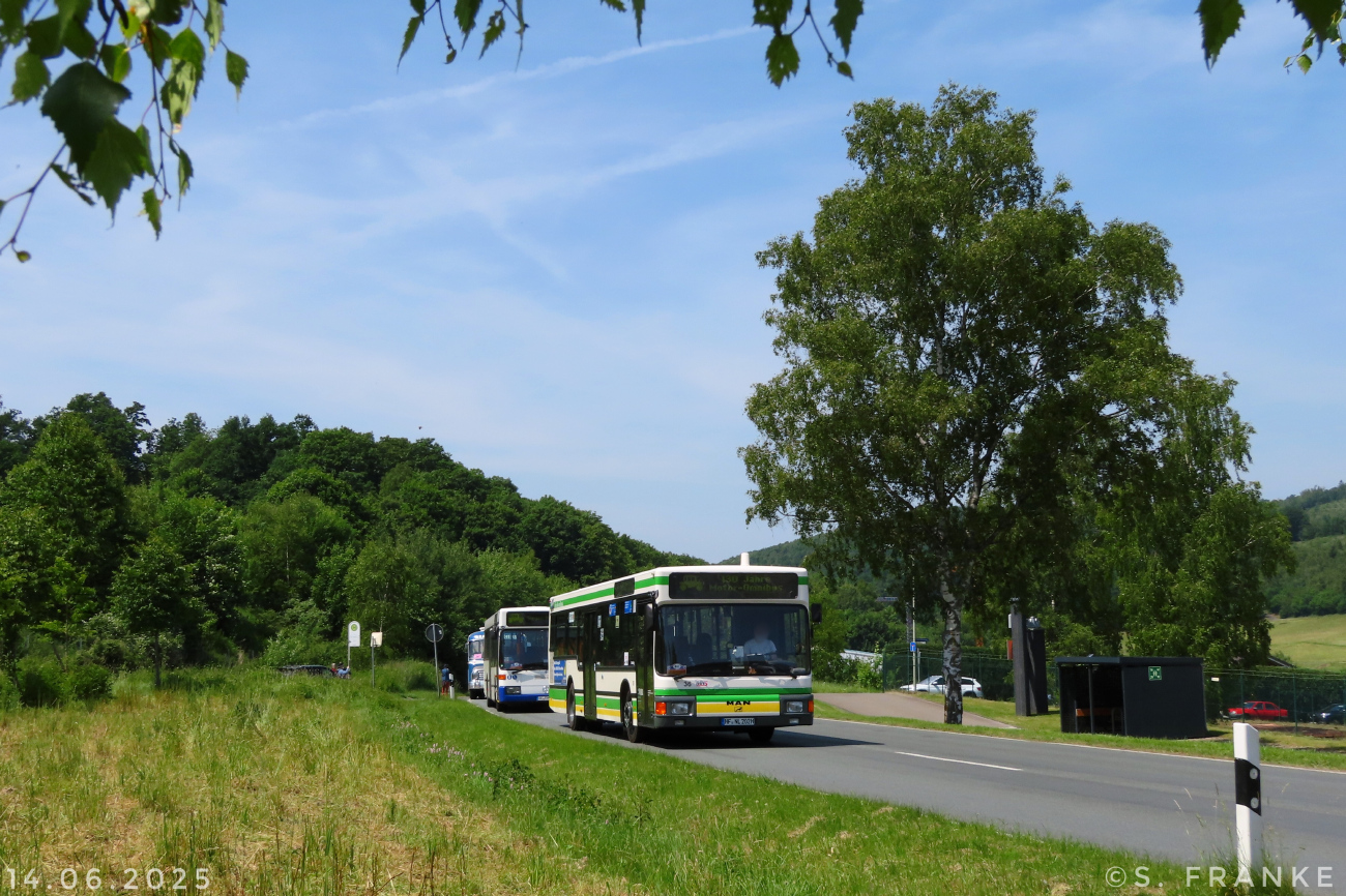 Herford, MAN A10 NL202 # 36; Siegen — 130 Jahre erste Motor-Omnibus-Linie (Deuz-Netphen-Siegen)