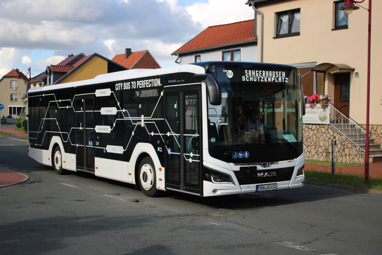 Sangerhausen, MAN 12C Lion's City NL330 EfficientHybrid # 414