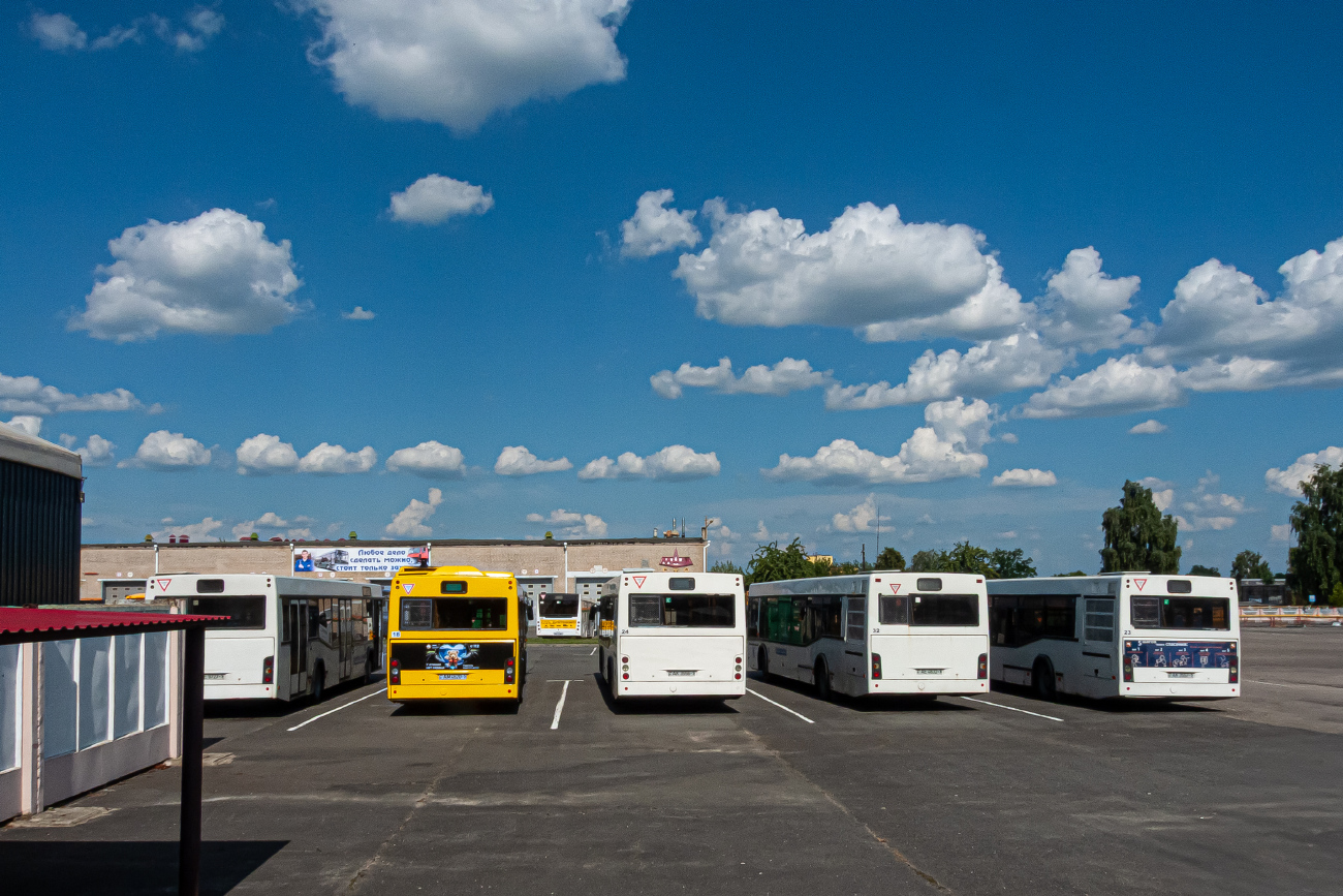 Pruzany, MAZ-103.486 # 18; Pruzany, MAZ-103.485 # 24; Pruzany — Miscellaneous photos